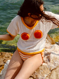 T-shirt oranges - Drôle de Gadji